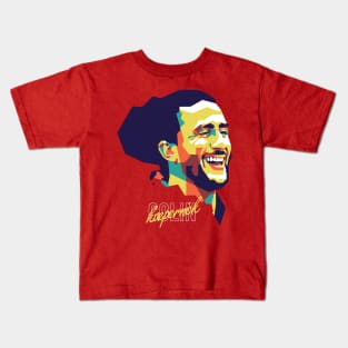 Colin Kaepernick on WPAP Style #2 Kids T-Shirt